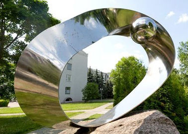 Dobra cena. Garden Decor Rzeźba ze stali nierdzewnej Eye Rzeźba lustra ze stali nierdzewnej w Internecie