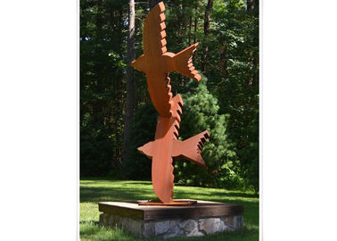 Dobra cena. Zwierzęta Ptaki Style Corten Steel Sculpture, Abstract Corten Steel Architecture w Internecie