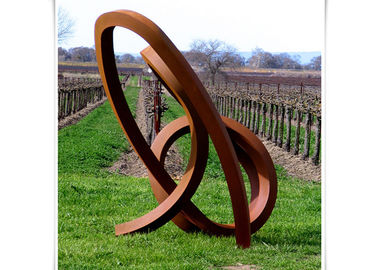 Dobra cena. Odkryta unikalna dekoracja Metalowa rzeźba Rzeźba Corten Steel w Internecie