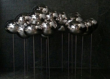 Dobra cena. Polerowana stal nierdzewna Rzeźba Cloud Art Modern Home Decoration Technika kucia w Internecie