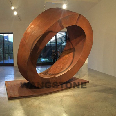 Rusty Corten Steel Sculpture Wodny fontanny do dekoracji zewnętrznej