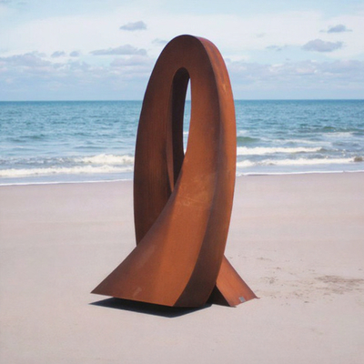 Dobra cena. Custom Corten Steel Rusty Landscape Sculpture for Outdoor Decor w Internecie