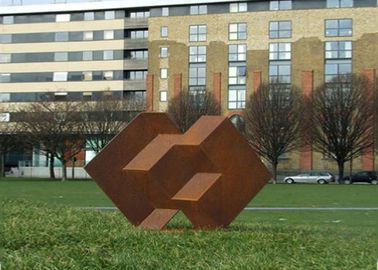 Dobra cena. Dekoracja parku publicznego Rzeźba Corten Steel Sculpture Corten Garden Sculpture w Internecie