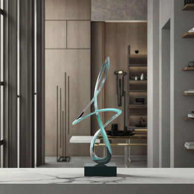Dobra cena. Modern Elegant Metallic Art Sculpture High-End Decorative Statue for Interior Design w Internecie