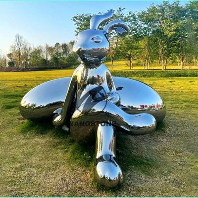 Dobra cena. Cartoon Animal Character Sculpture Decoration Stainless Steel Mirror Polished Statue w Internecie