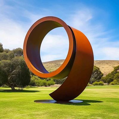 Dobra cena. A Monumental 5-Meter Corten Steel Sculpture Inspired by the Form of Nine w Internecie