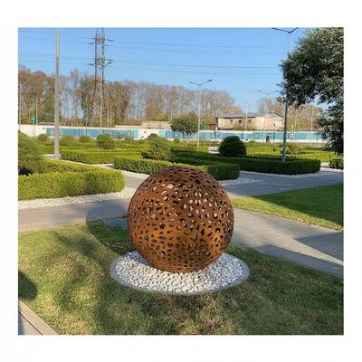 Dobra cena. Korten Sculpture Sphere z stalowej stali. w Internecie