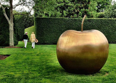 Dobra cena. Duża statua z brązu Rzeźba współczesna Apple do dekoracji ogrodu w Internecie