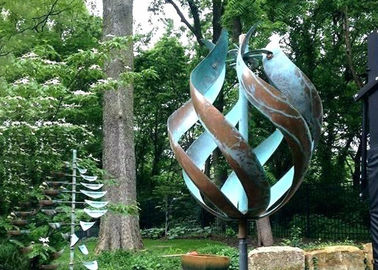 Dobra cena. Ogród Metal Dekoracyjny wiatr Kinetic Sculpture Stal nierdzewna Stabilność w Internecie