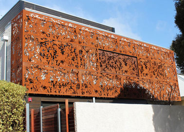 Dobra cena. Laserowo wycinany stalowy panel Corten / ścienna rzeźba ścienna Rusty Naturally w Internecie