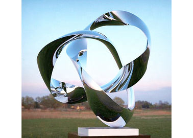 Dobra cena. Niestandardowy rozmiar lustro polerowane rzeźby ze stali nierdzewnej Modern Art Sculpture w Internecie