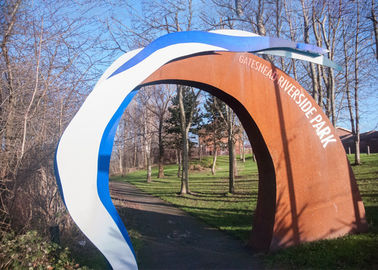 Dobra cena. Współczesna dekoracja parku Outdoor Metal Corten Steel Arch w Internecie