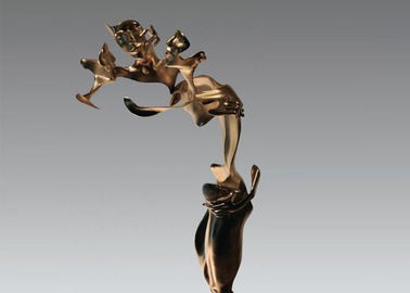Dobra cena. Modern Metal Art Decor Abstrakcyjna rzeźba ze stali nierdzewnej do wnętrz w Internecie