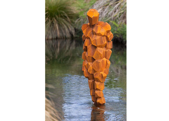Dobra cena. 200 cm Wysokość Rzeźba Corten Steel Man o wysokości życia w Internecie