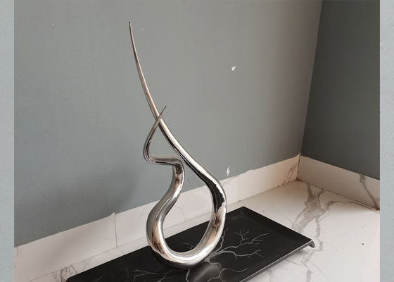 Wysokość 56 cm Unikalne rzeźby artystyczne ze stali nierdzewnej 316